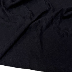 Джерсі-жакард Ялинка чорна