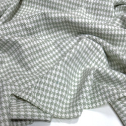 Костюмний Твід «Гусяча лапка олива»