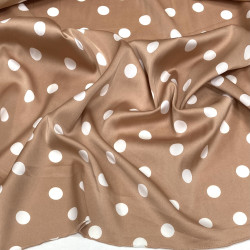 Шовк Армані Горошки на карамелі