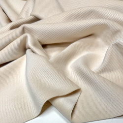 Вельвет трикотажний на хутрі Крем-брюле